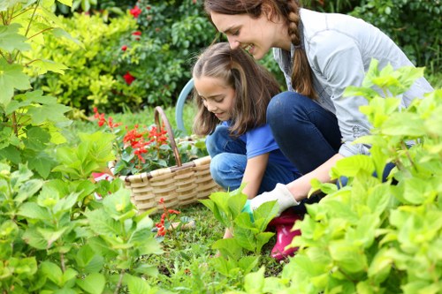 Patio installation planning for a Greenwich garden