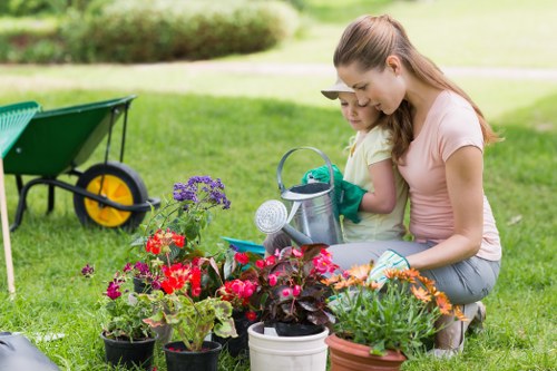 Inclusive landscaping services accessibility concept
